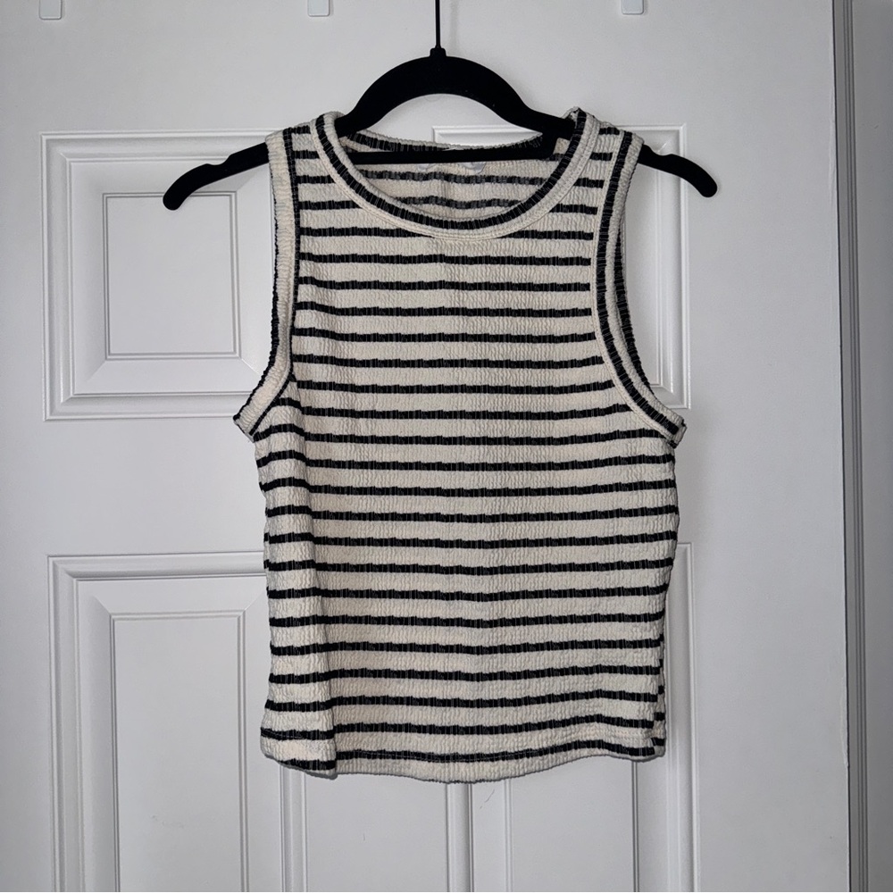 Striped Sleeveless Top